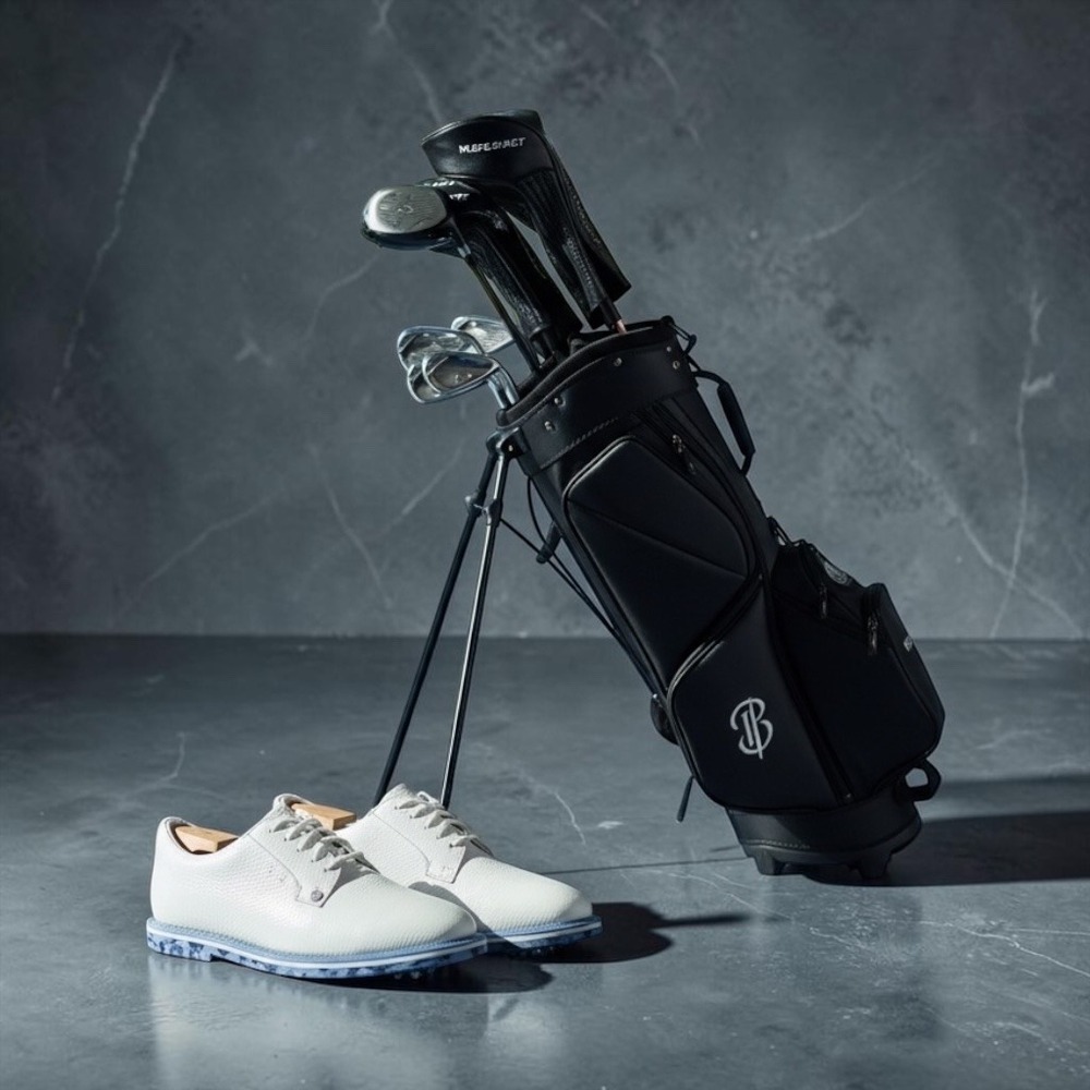 G/FORE Mens Gallivanter Spikeless Golf Shoes White Leather G4MS22EF02 10.5
